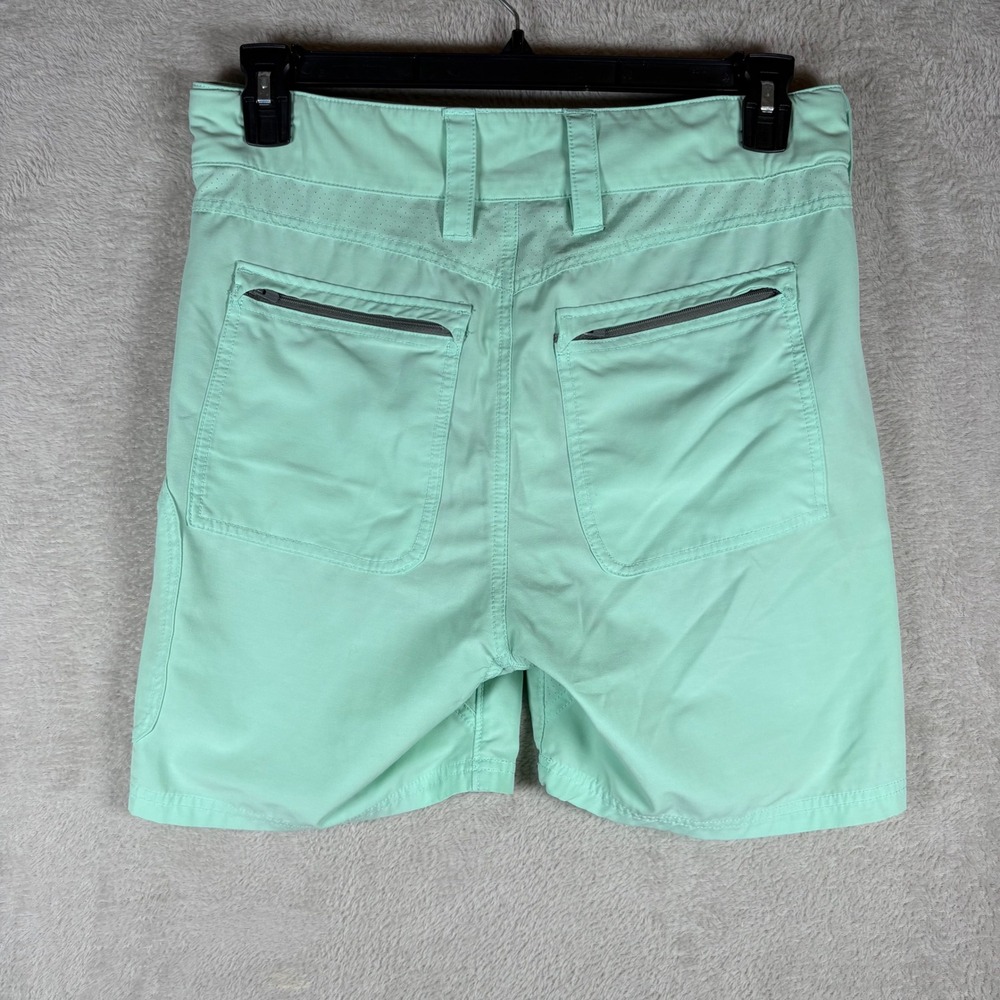 Huk Next Level Shorts Men 30 Mint Green Performance Fishing Cargo Pockets Summer - Picture 2 of 7